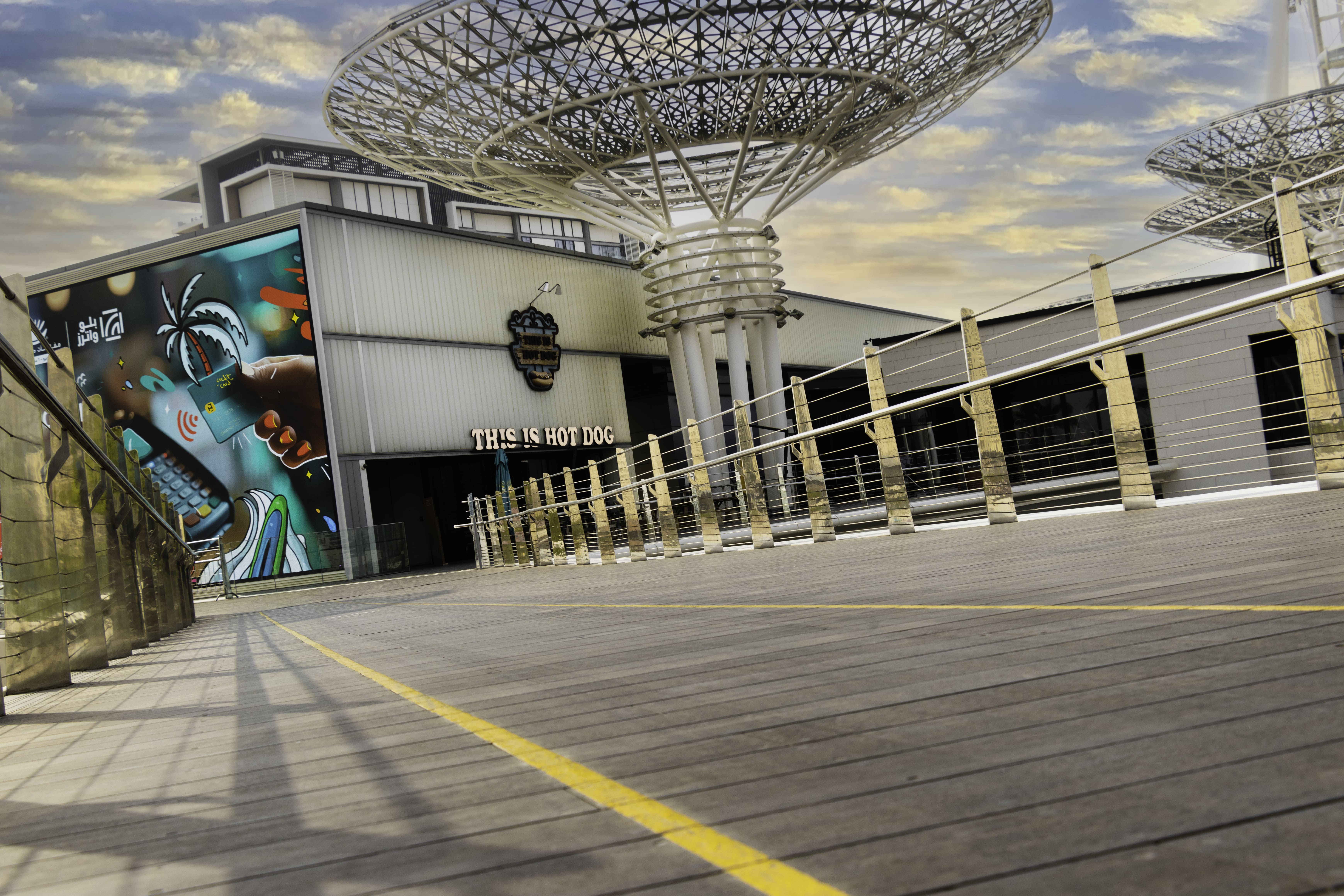 This is Hot Dog - Blue Waters Background