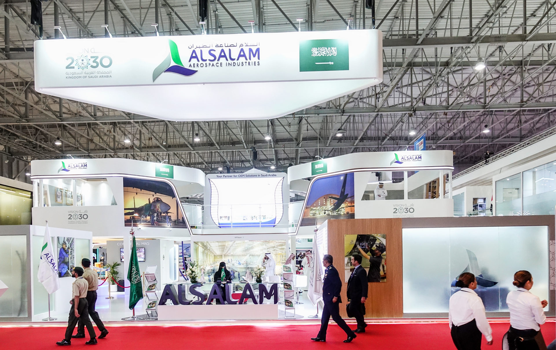 Al Salam Saudi Arabia - Dubai Air SHow Background