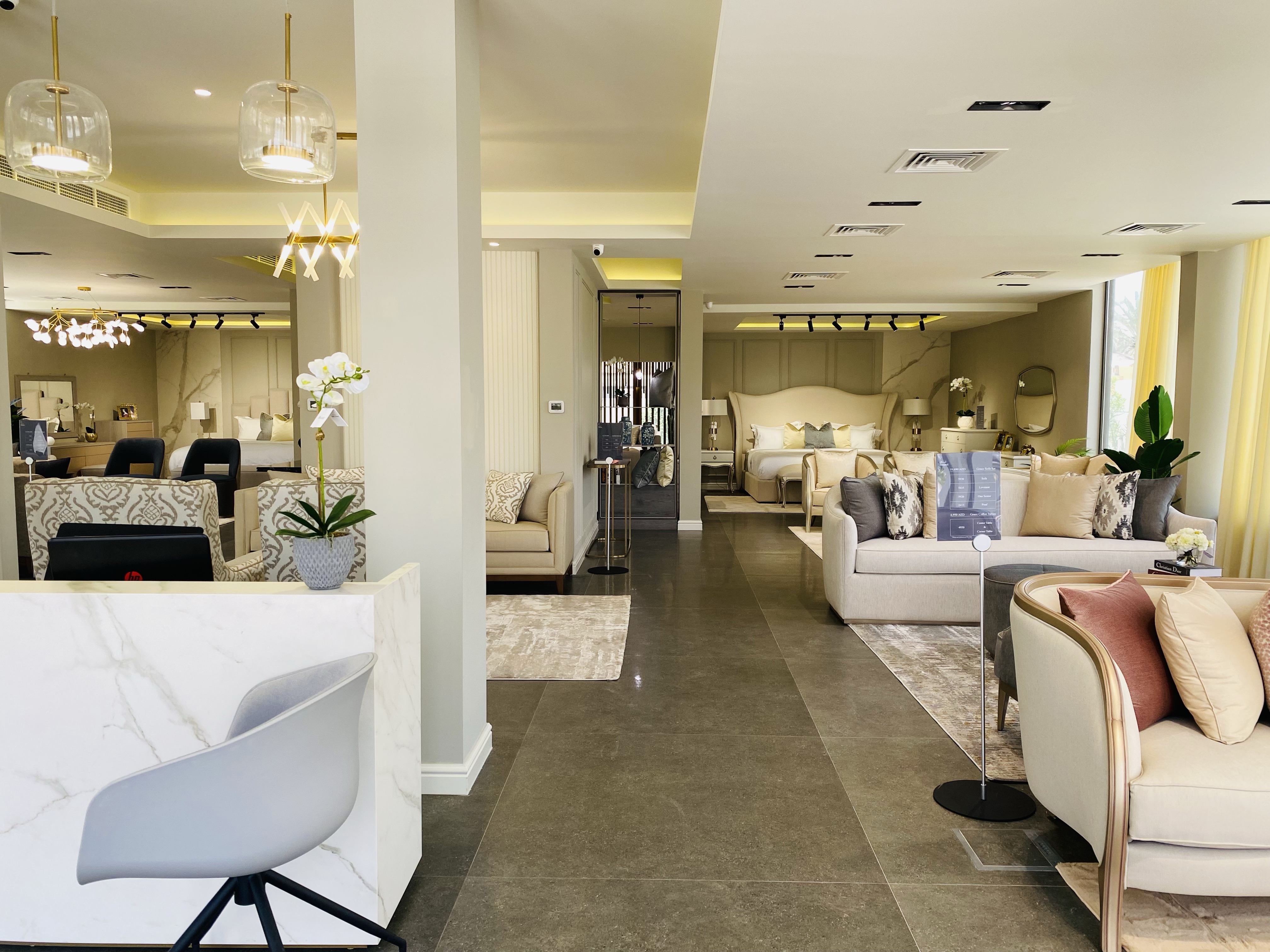 Tanatel - Jumeira Showroom Background